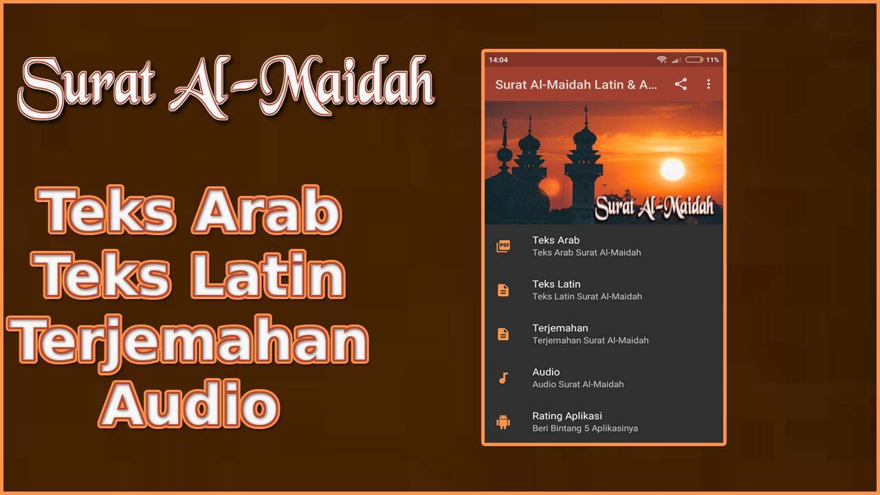 Detail Surat Al Maidah Latin Nomer 36