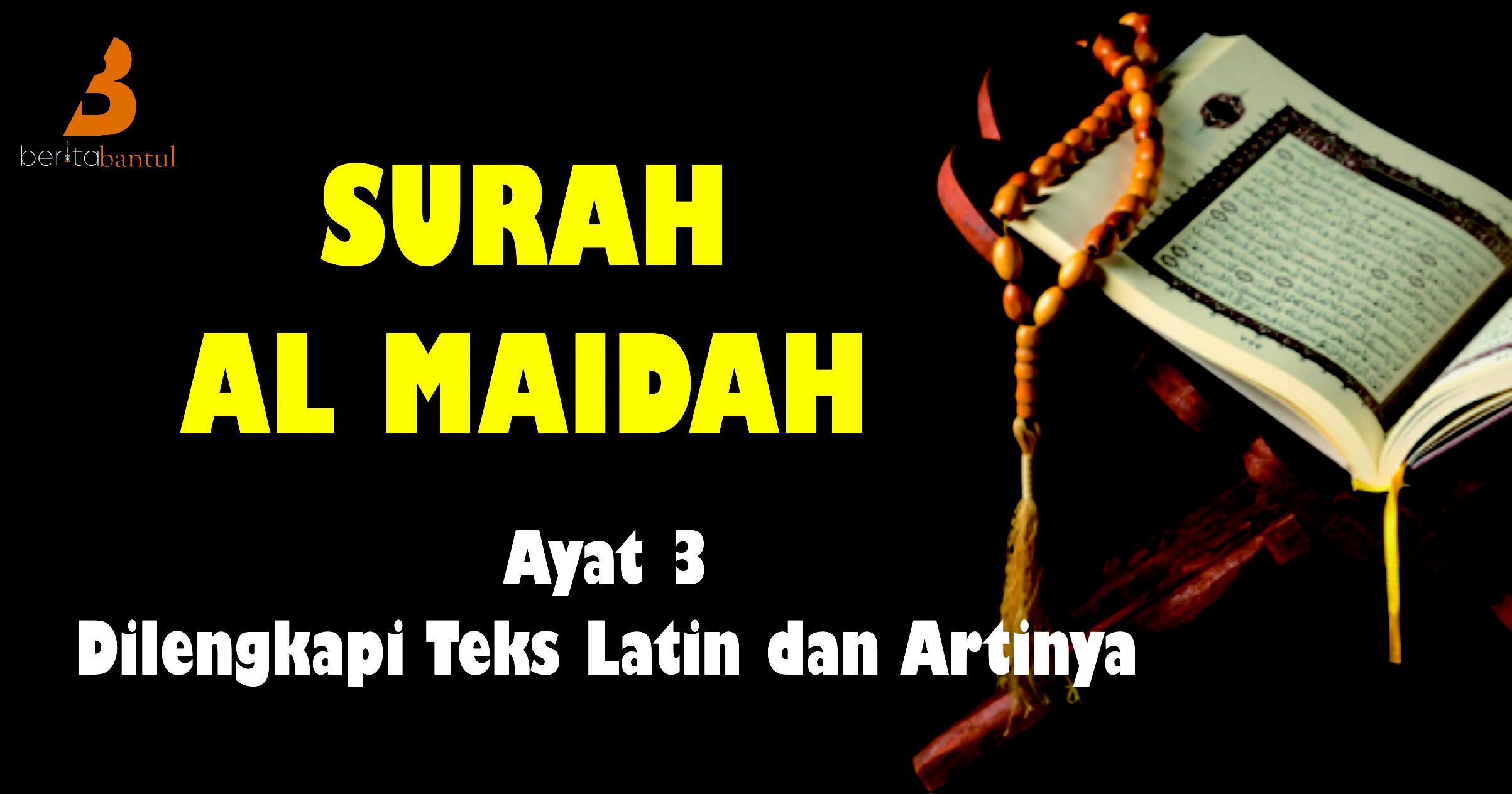 Detail Surat Al Maidah Latin Nomer 53