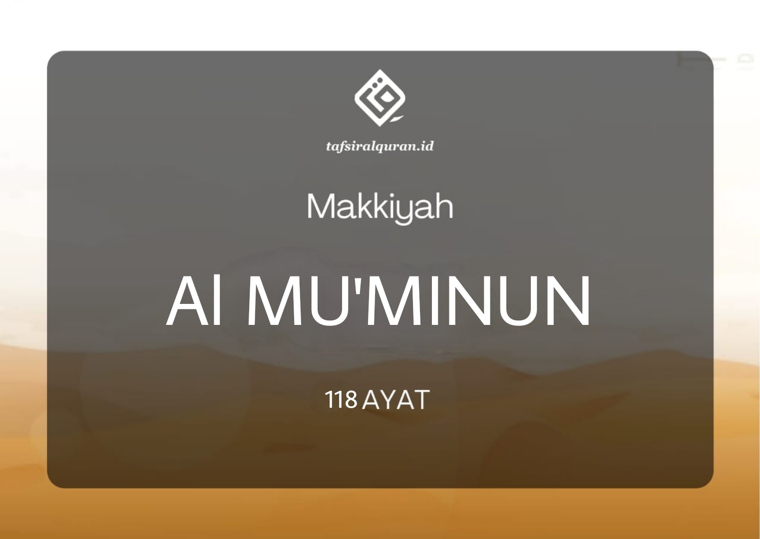 Detail Surat Al Mukmin Ayat 78 Nomer 36