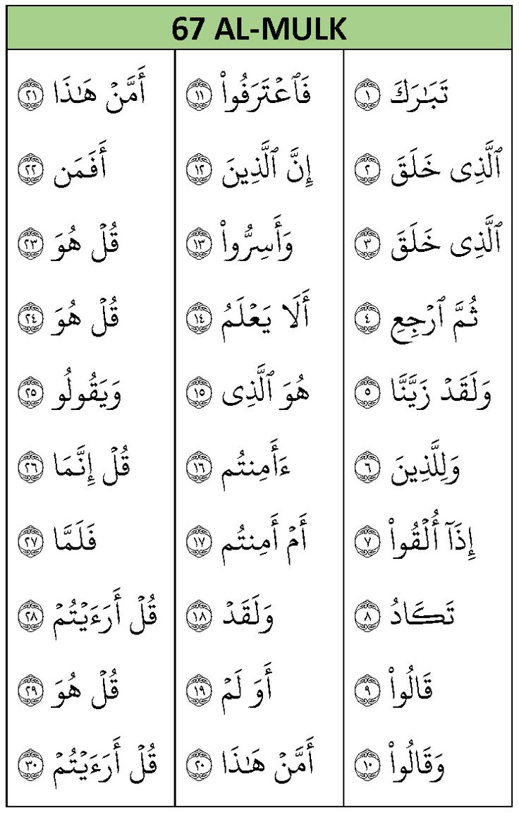 Detail Surat Al Mulk 1 Sampai 30 Nomer 30