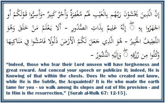 Surat Al Mulk Ayat 12 - KibrisPDR