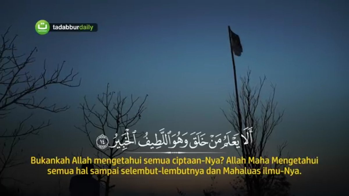 Detail Surat Al Mulk Ayat 14 Nomer 7