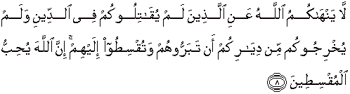 Detail Surat Al Mumtahanah Ayat 7 Nomer 18