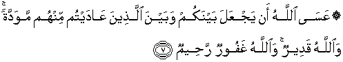 Detail Surat Al Mumtahanah Ayat 7 Nomer 8