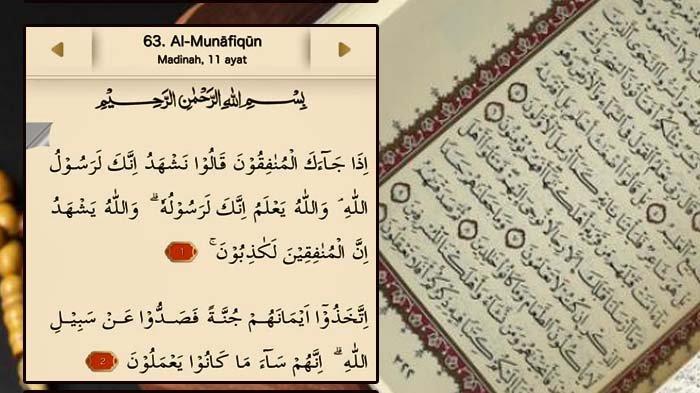 Detail Surat Al Munafiqun Ayat 1 Nomer 12