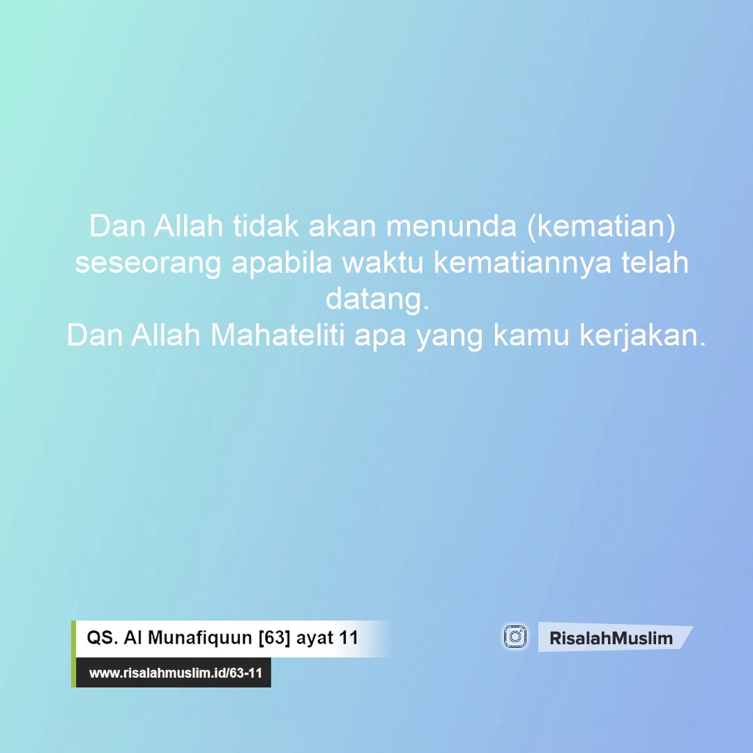 Detail Surat Al Munafiqun Ayat 9 11 Nomer 39