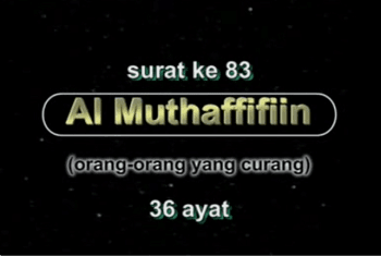 Detail Surat Al Muthaffifin 1 36 Nomer 29