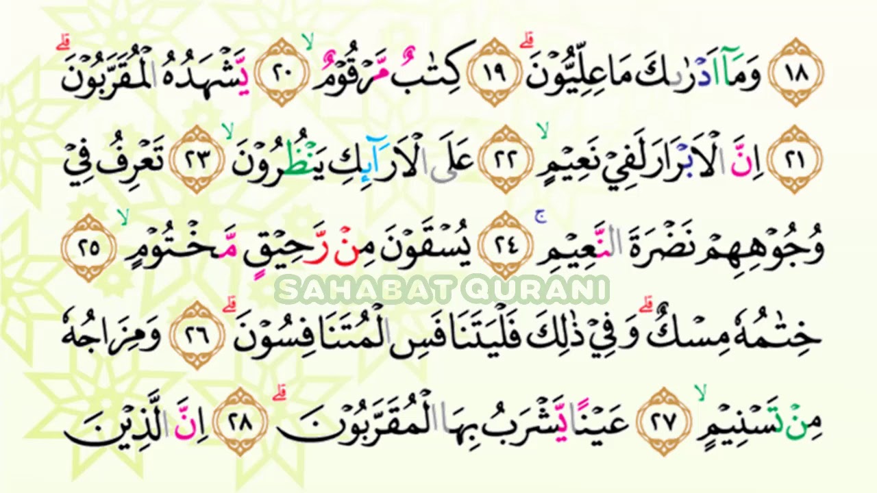 Detail Surat Al Muthaffifin Ayat 1 36 Nomer 9