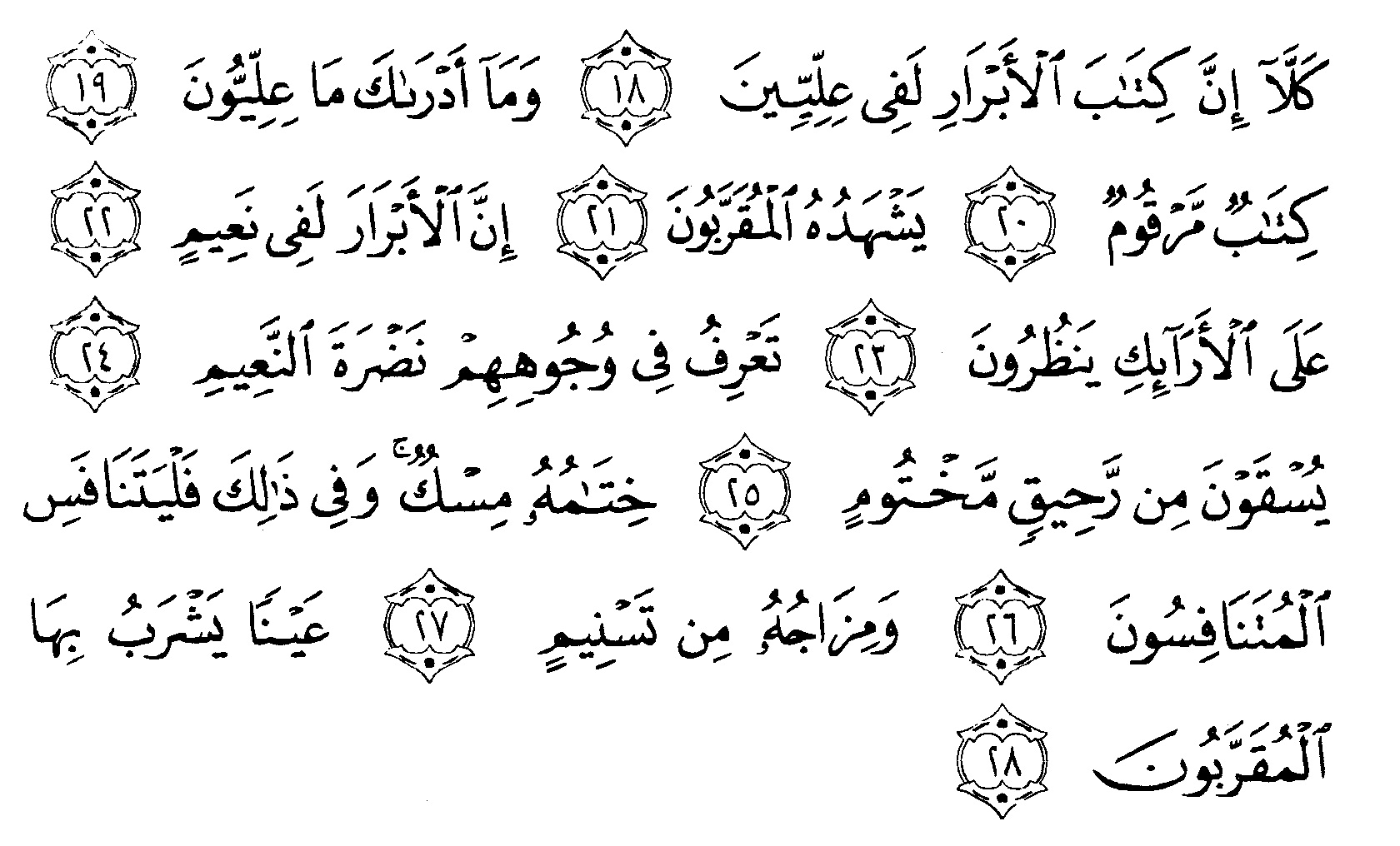 Detail Surat Al Muthaffifin Ayat 11 20 Nomer 10