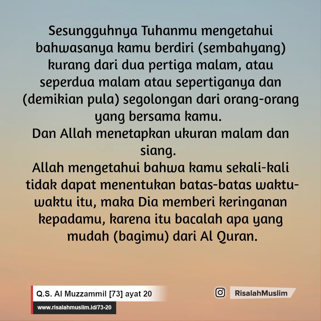 Detail Surat Al Muzzammil Ayat 1 10 Nomer 32