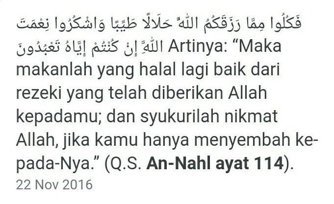 Detail Surat Al Nahl Ayat 114 Nomer 8