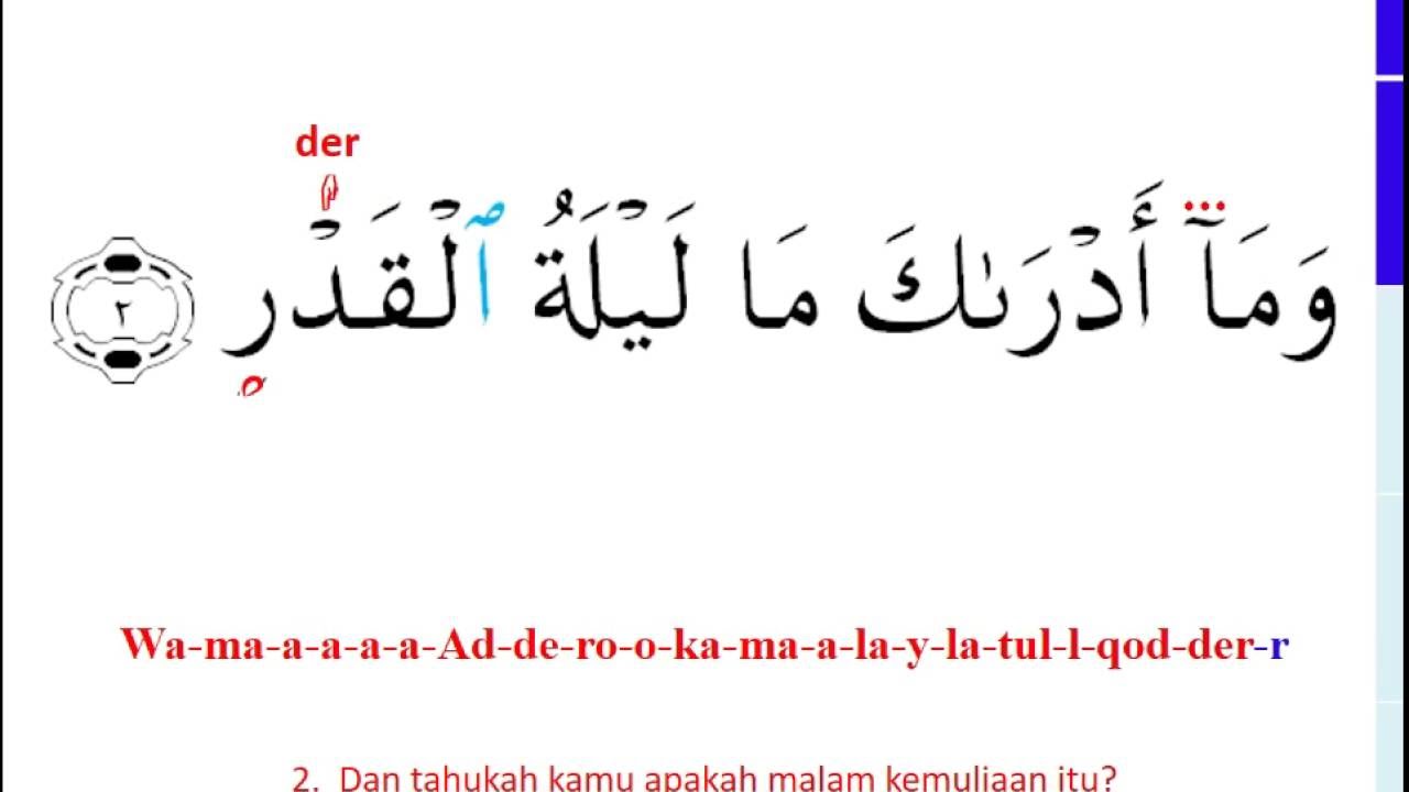 Detail Surat Al Qadr Ayat 4 Nomer 15