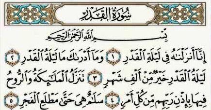 Detail Surat Al Qadr Turun Di Kota Nomer 34