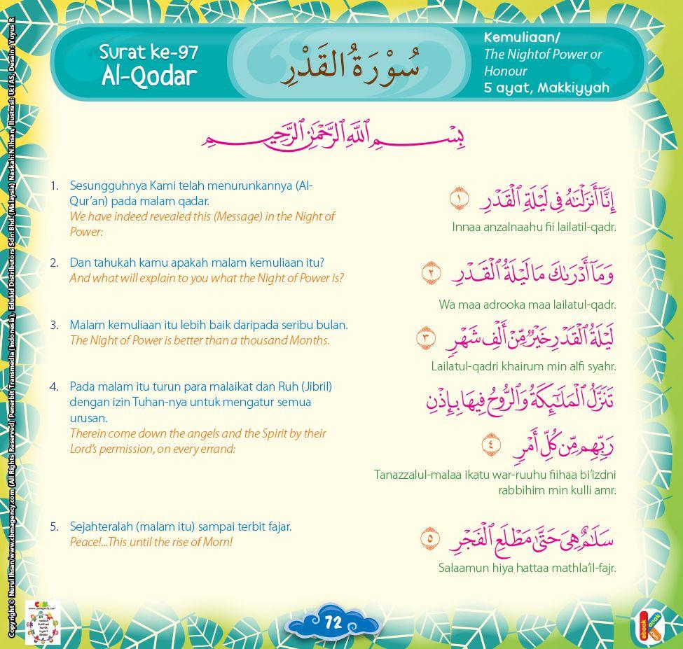 Detail Surat Al Qodar Di Turunkan Di Kota Nomer 2