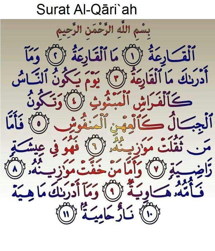 Detail Surat Al Qomariah Nomer 7