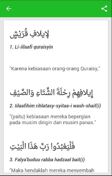 Detail Surat Al Quraisy Latin Nomer 24