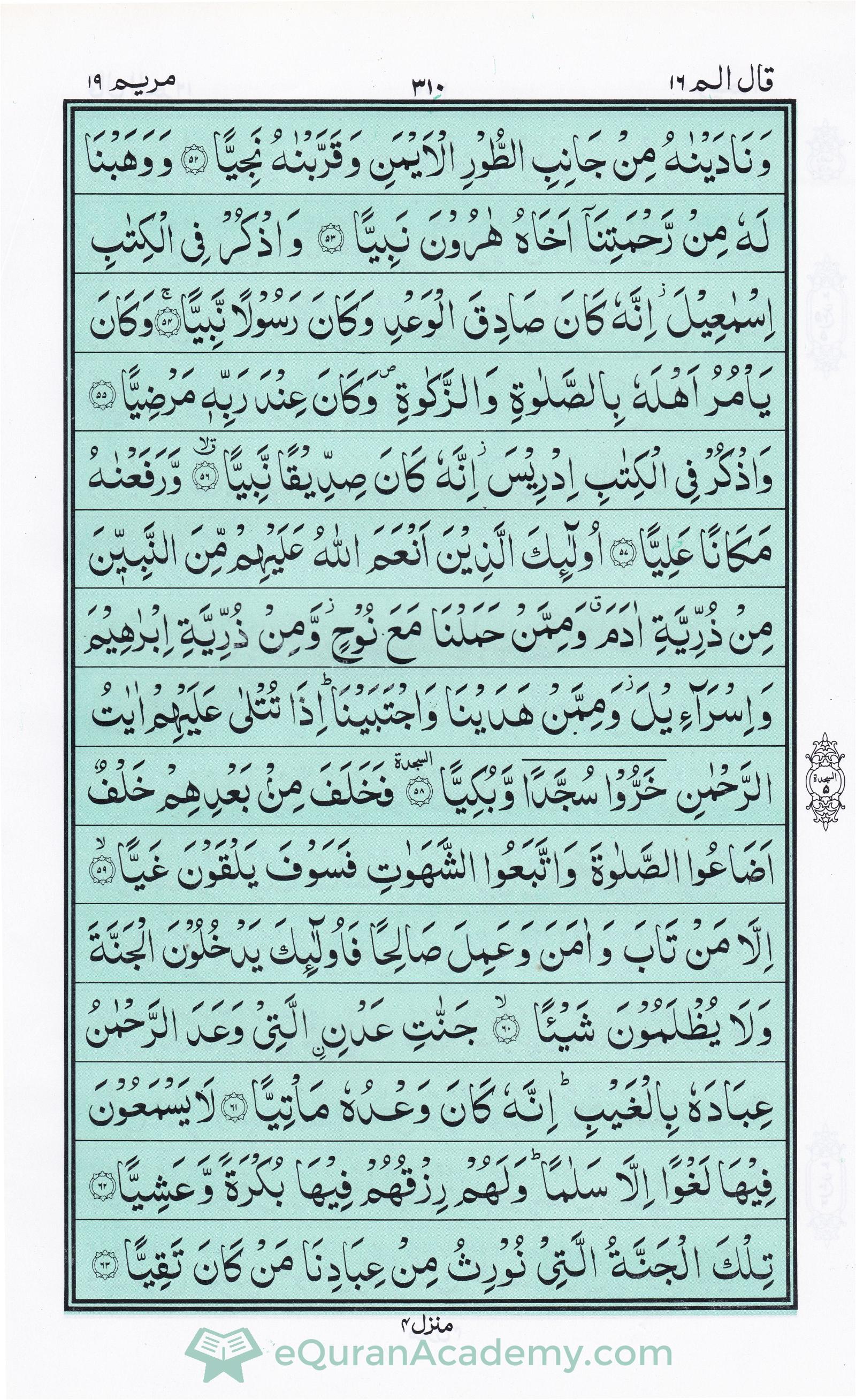 Detail Surat Al Quran Juz 16 Nomer 41