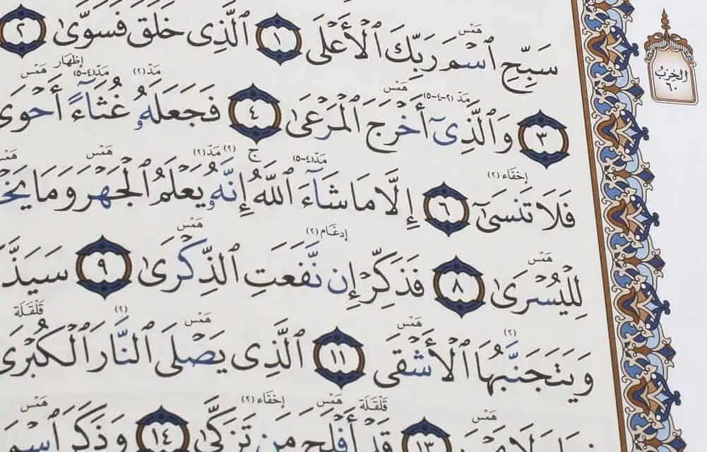 Detail Surat Al Quran Juz 30 Nomer 24