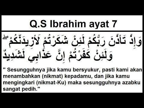 Detail Surat Al Quran Tentang Bersyukur Nomer 44