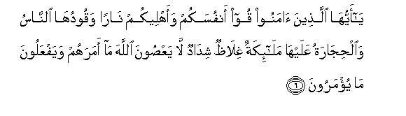 Detail Surat Al Tahrim Ayat 6 Nomer 22