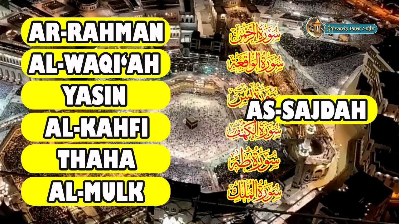 Detail Surat Al Waqiah Ar Rahman Al Mulk Nomer 44