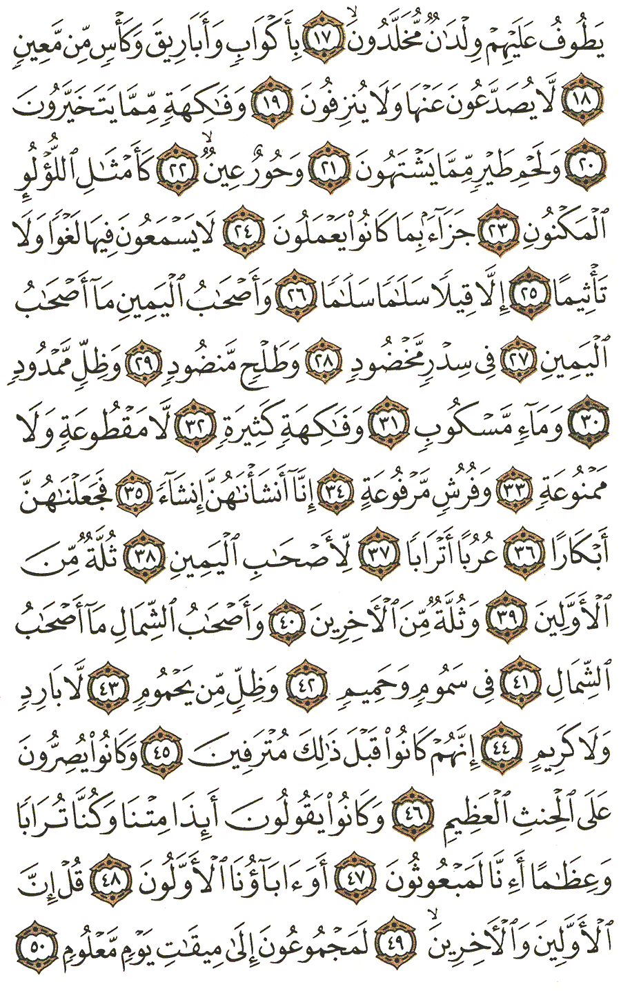 Detail Surat Al Waqiah Ayat 35 Sampai 38 Nomer 25