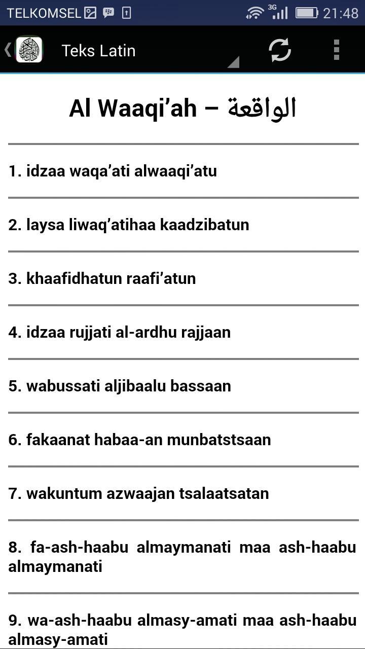 Detail Surat Al Waqiah Dan Terjemahannya Nomer 6