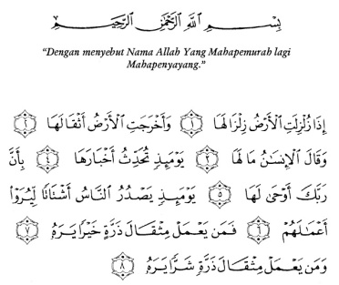 Detail Surat Al Zalzalah Ayat 3 Nomer 2