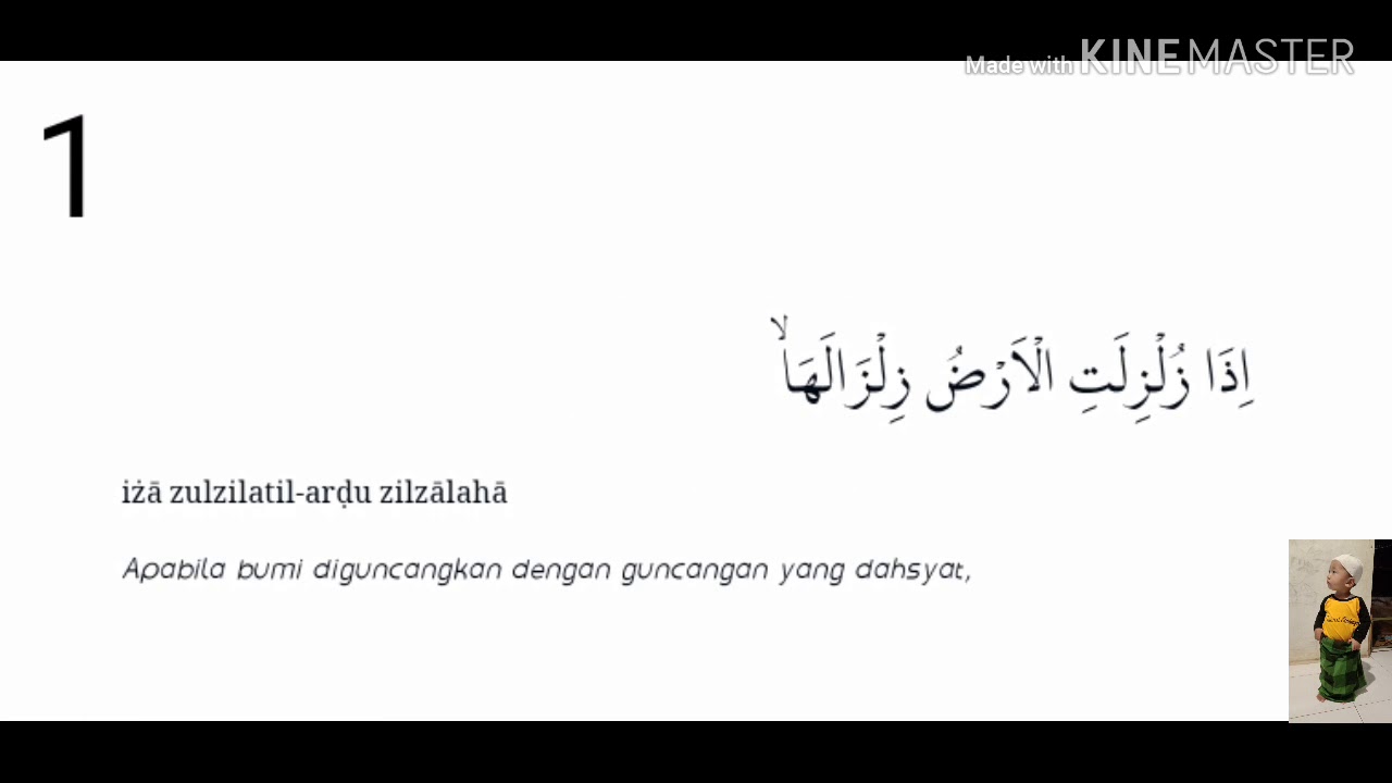 Detail Surat Al Zalzalah Dan Latinnya Nomer 2