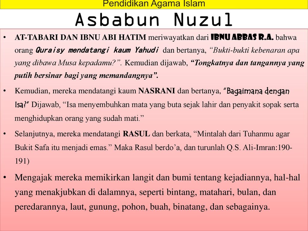 Detail Surat Ali Imran Ayat 190 Sampai 191 Nomer 46