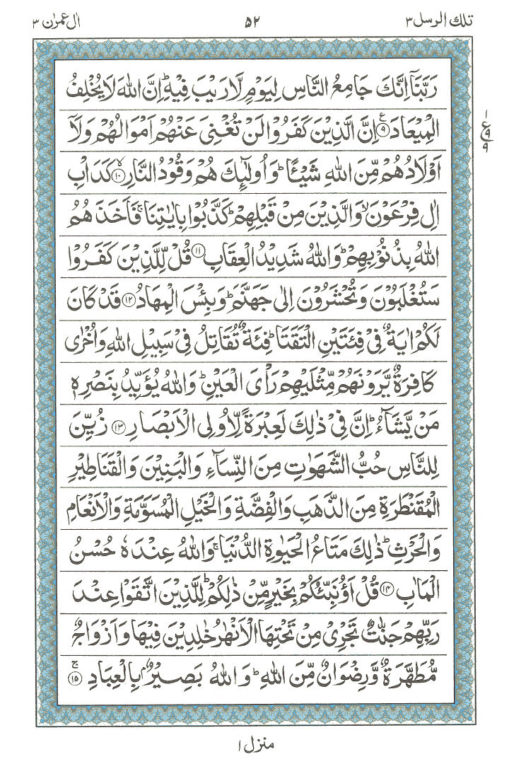 Detail Surat Ali Imran Ayat 3 Nomer 31
