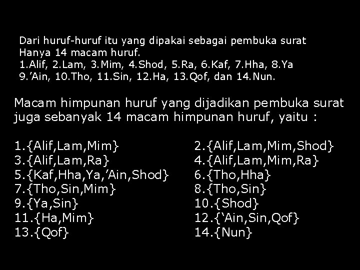 Detail Surat Alif Lam Mim Ra Nomer 27