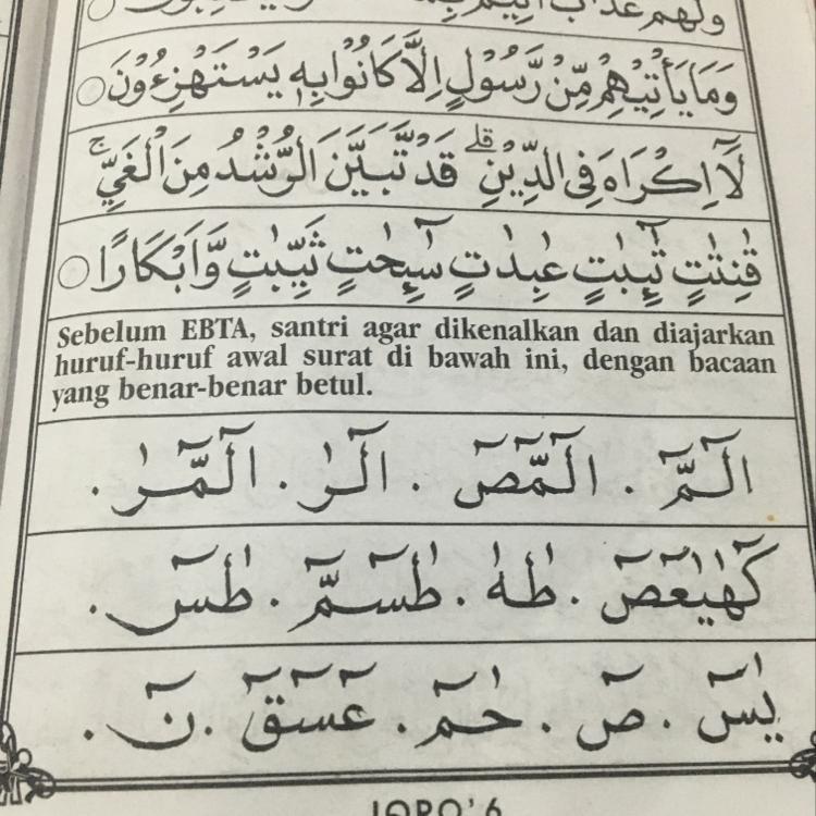 Detail Surat Alif Lam Ro Nomer 6