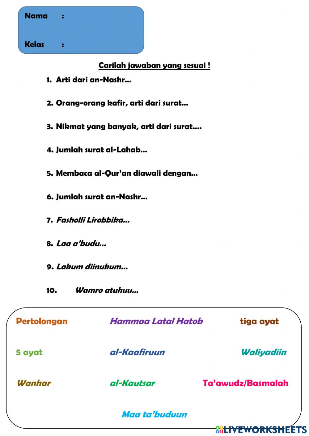 Detail Surat Alquran Pendek Nomer 36