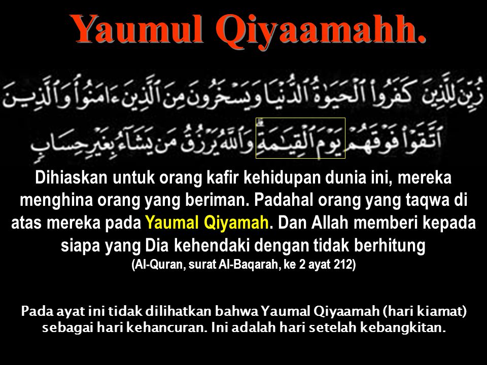 Detail Surat Alquran Tentang Kiamat Nomer 8