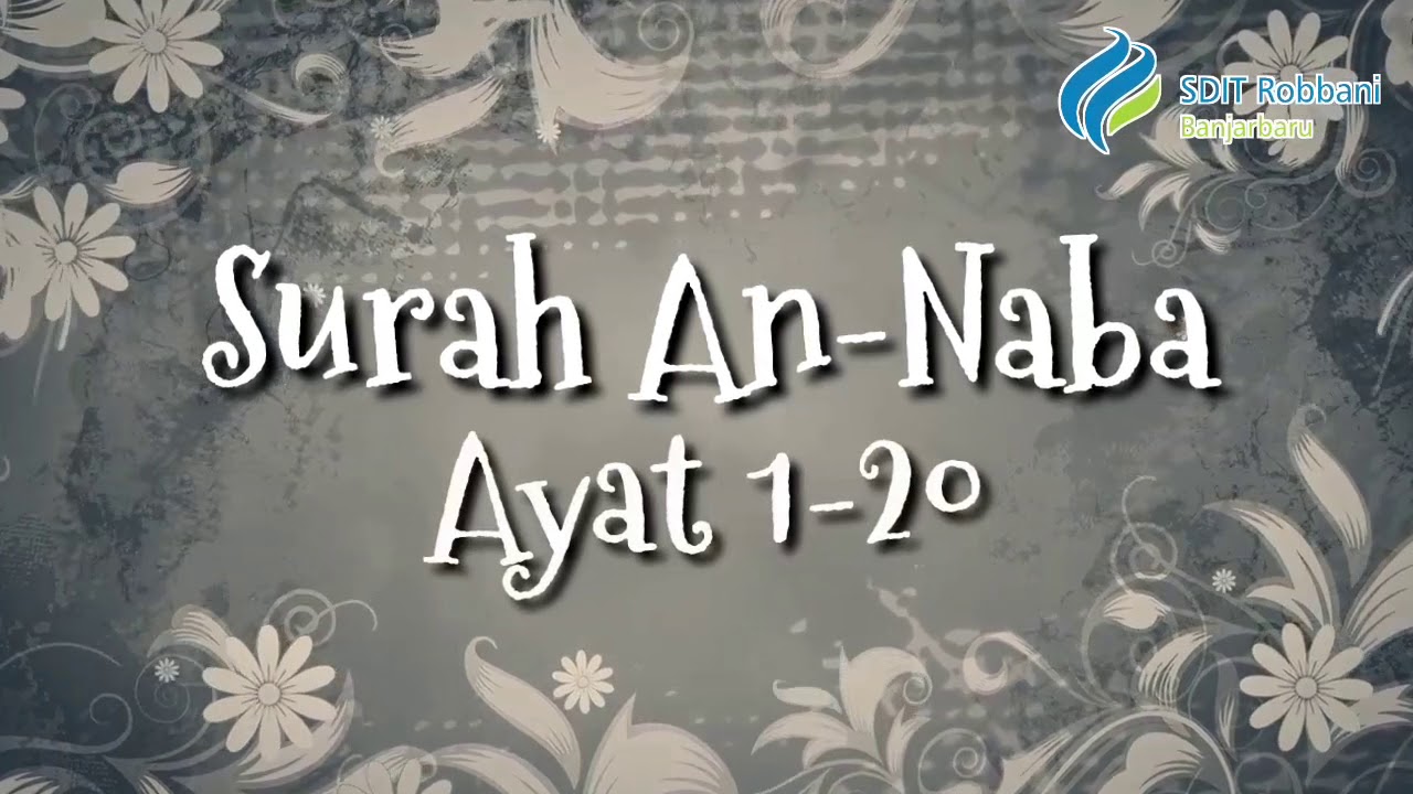 Detail Surat An Naba 1 20 Nomer 17