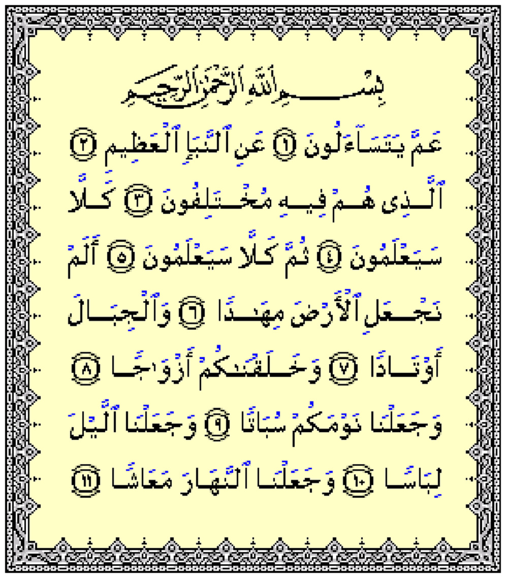 Detail Surat An Naba 1 20 Nomer 35