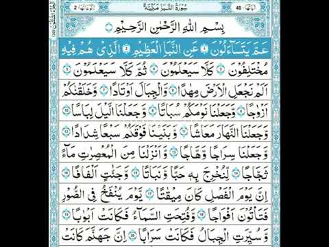 Detail Surat An Naba 1 20 Nomer 7