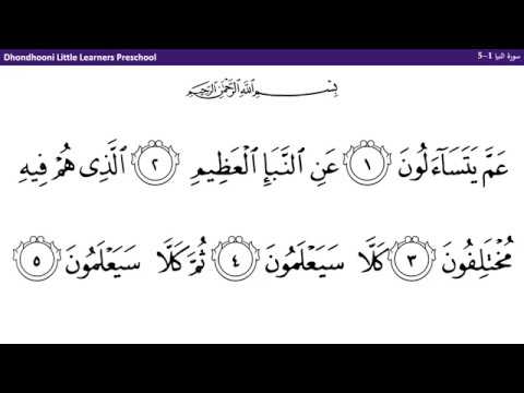 Detail Surat An Naba 1 5 Nomer 5