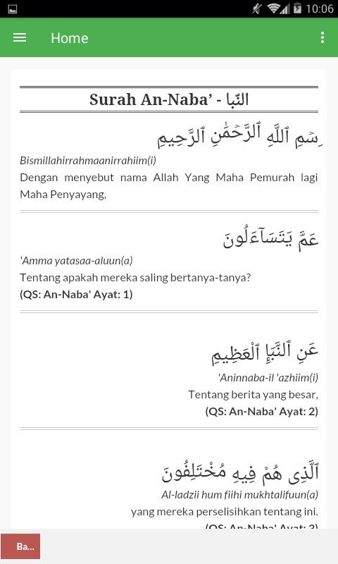 Detail Surat An Naba Anak Nomer 25