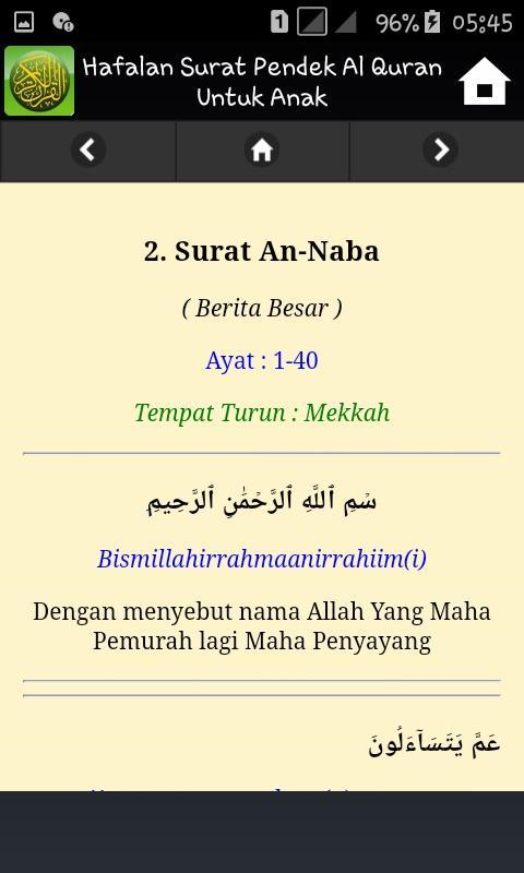 Detail Surat An Naba Anak Nomer 35