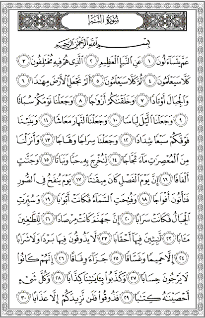 Detail Surat An Naba Ayat 1 40 Nomer 4