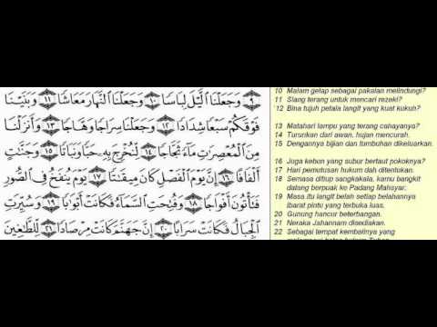 Detail Surat An Naba Ayat 1 40 Nomer 39