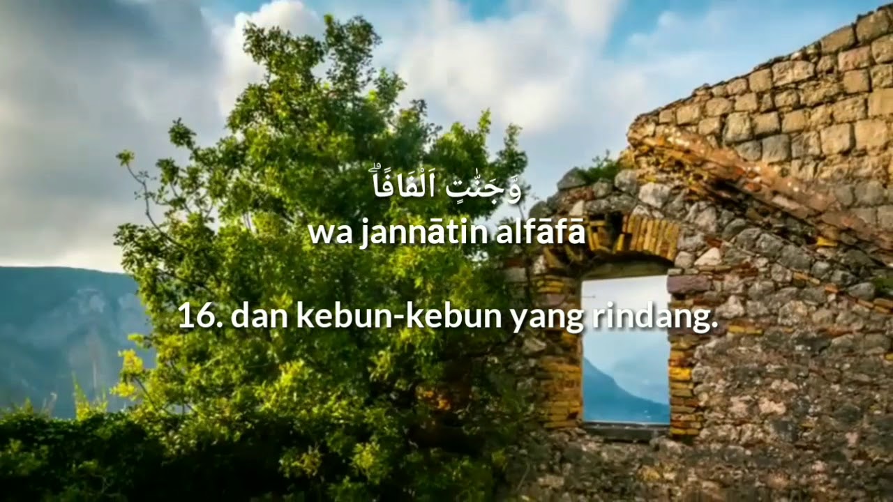 Detail Surat An Naba Ayat 15 Dan 16 Nomer 10