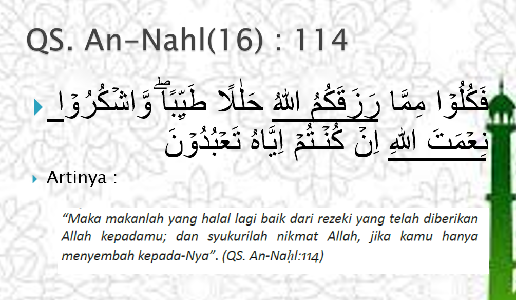 Detail Surat An Nahl 16 114 Nomer 29