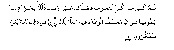 Detail Surat An Nahl 68 69 Nomer 17