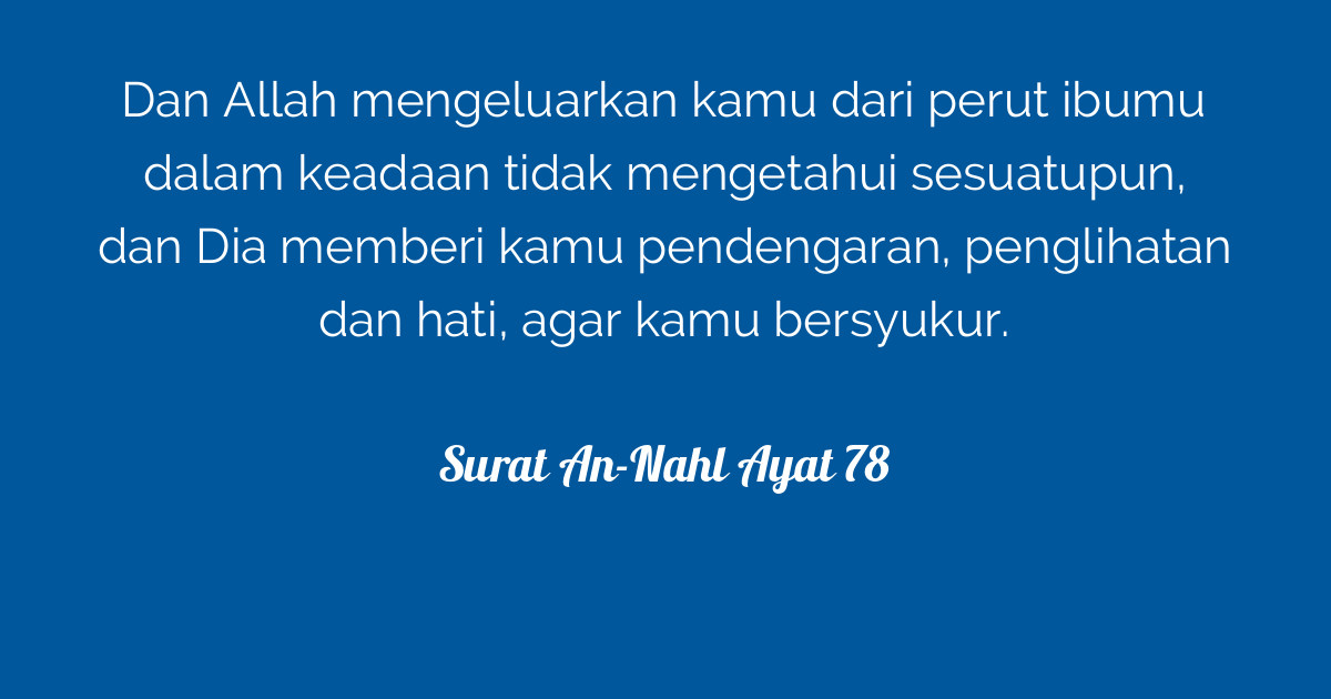 Detail Surat An Nahl 78 Nomer 37