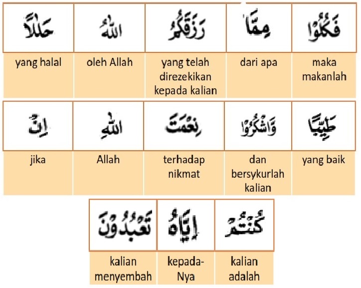 Detail Surat An Nahl Ayat 114 Nomer 35