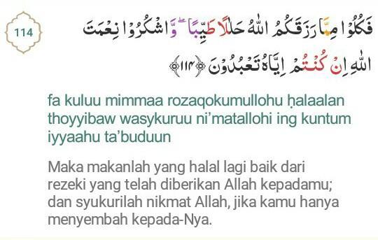 Detail Surat An Nahl Ayat 16 114 Nomer 2