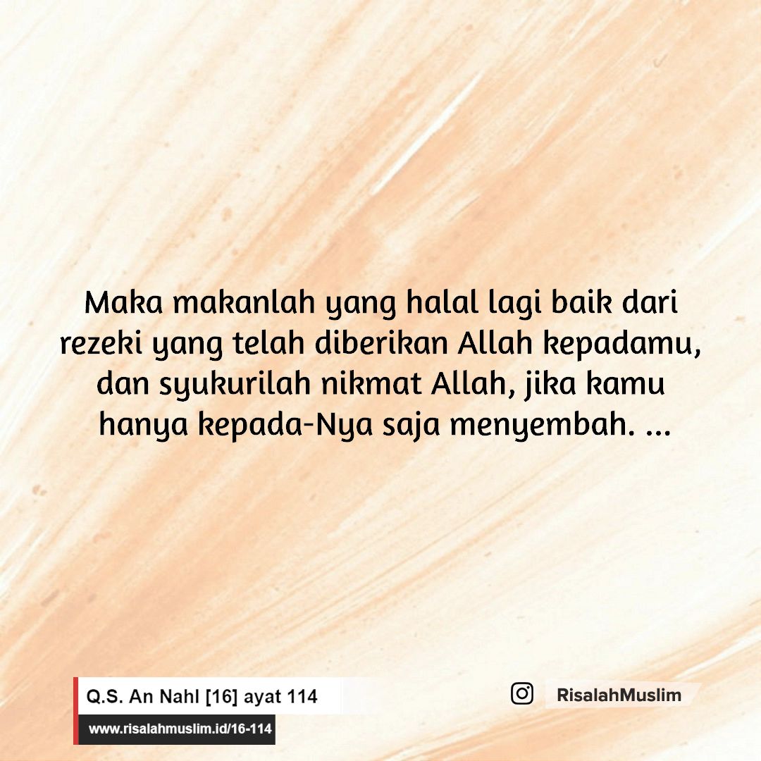 Detail Surat An Nahl Ayat 16 114 Nomer 14